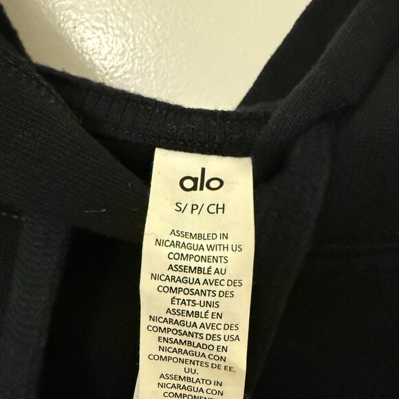 Alo Yoga Accolade Hoodie (Black) Size S - Picture 5 of 5